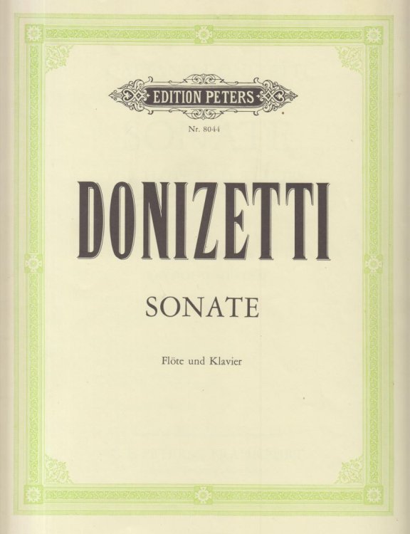 Sonata for Flute and Piano