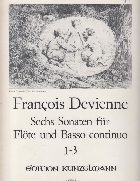 Six Sonatas for Flute and Basso Continuo Nos.1 - 3