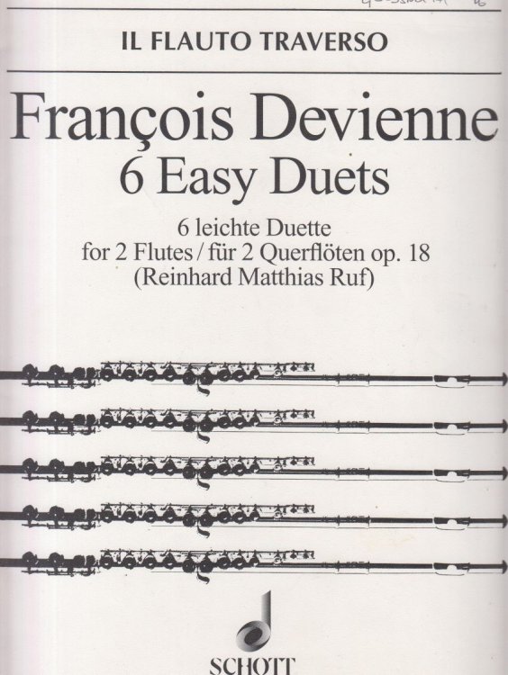 Six Easy Duets for 2 Flutes, Op.18