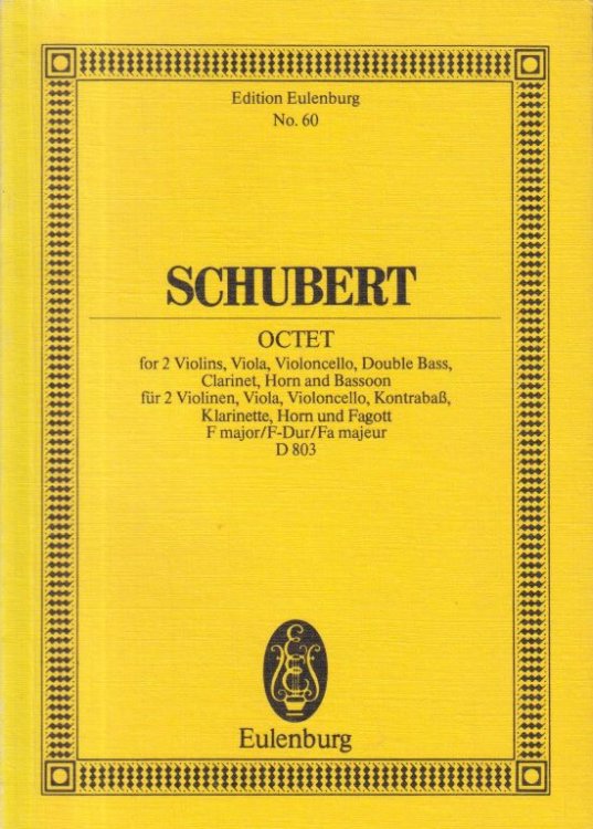 Octet in F, D.803 - Study Score