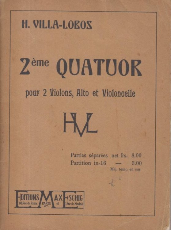 String Quartet No.2 - Study Score