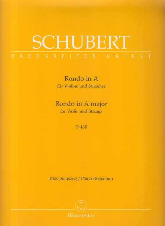Rondo in A major, D438 - Violin & Piano