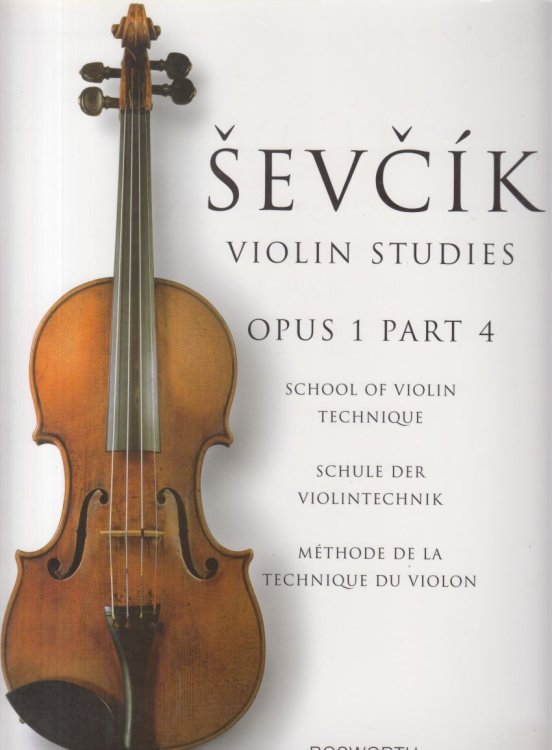 School of Violin Technique, Op.1 Part 4