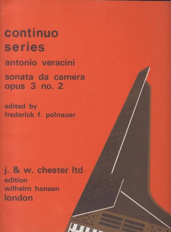Sonata da Camera, Op.3 No.2 for Violin or Flute and Basso Continuo - Set of Parts