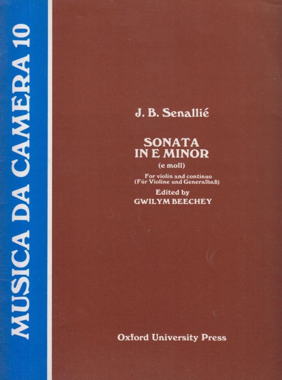 Sonata in e minor, Book 4 No.5 for Violin and Basso Continuo - Set of Parts