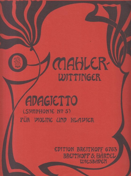 Adagietto from Symphony No.5 - Violin & Piano
