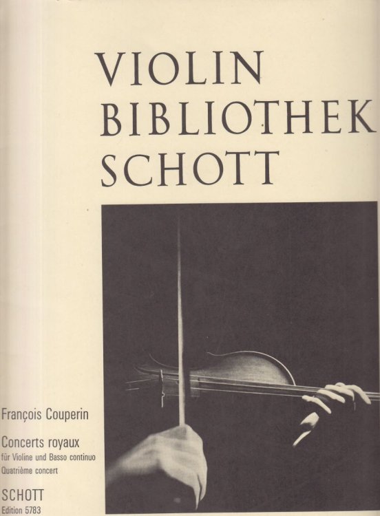 Concerts Royaux for Violin & Basso continuo, Quatrieme Concert
