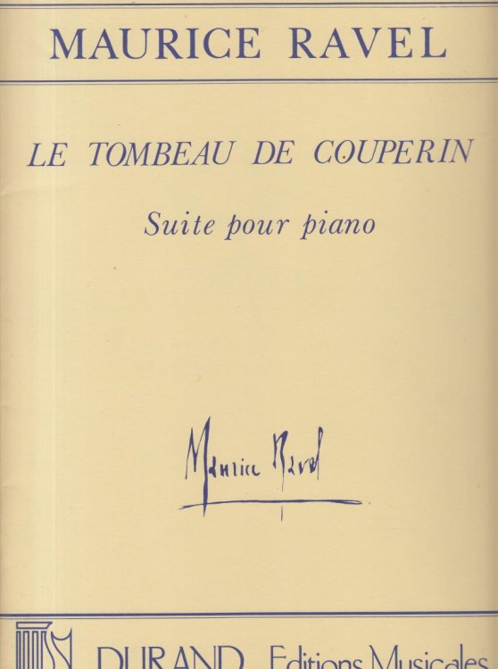 Le Tombeau de Couperin - Piano Solo