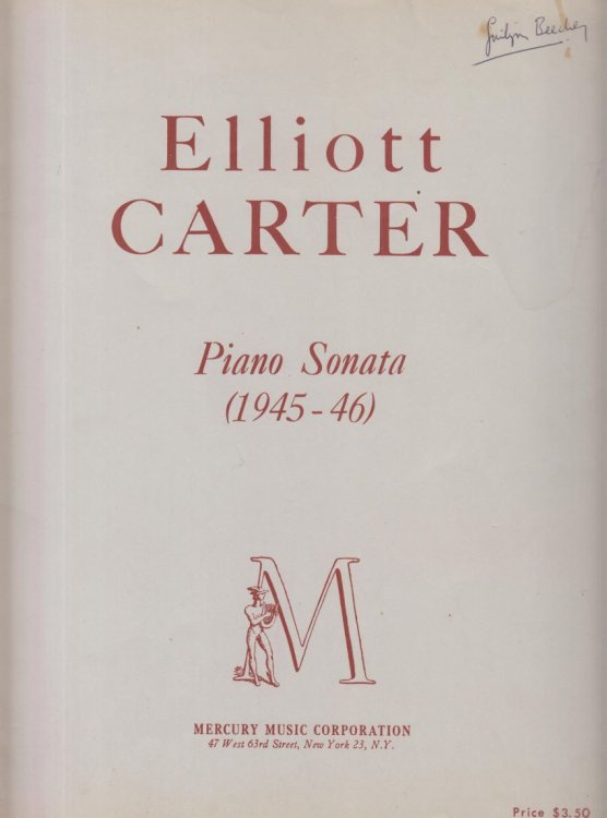 Piano Sonata (1945 - 46)