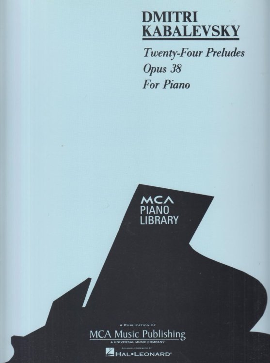 Twenty Four Preludes, Op.38 for Piano