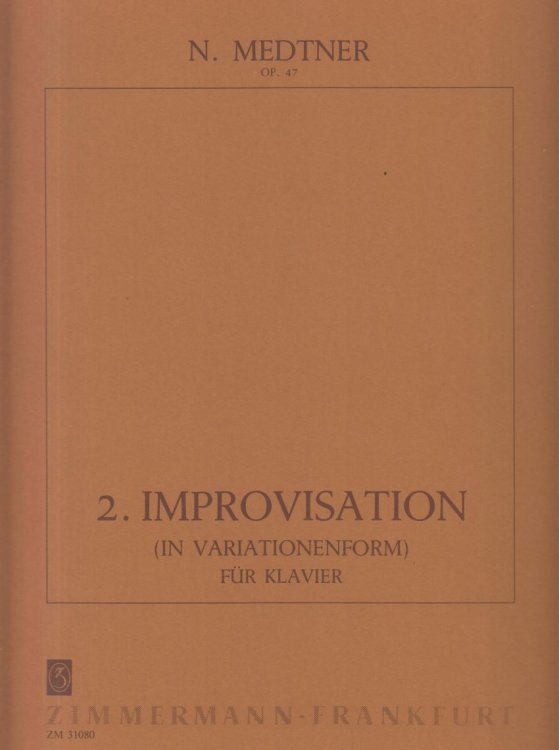 Second Improvisation in Variation Form, Op.47