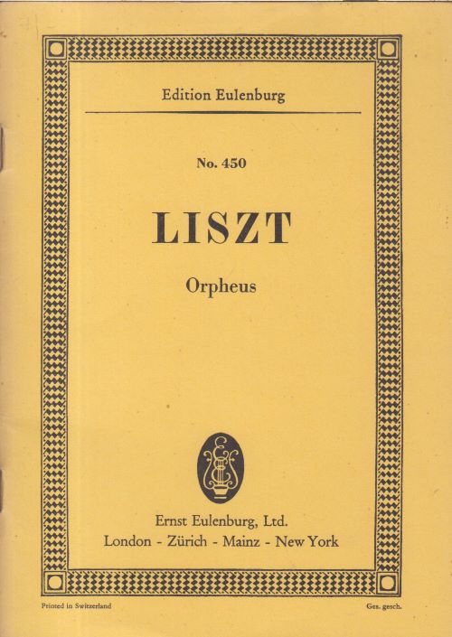 Orpheus, Symphonic Poem No.4 - Study Score