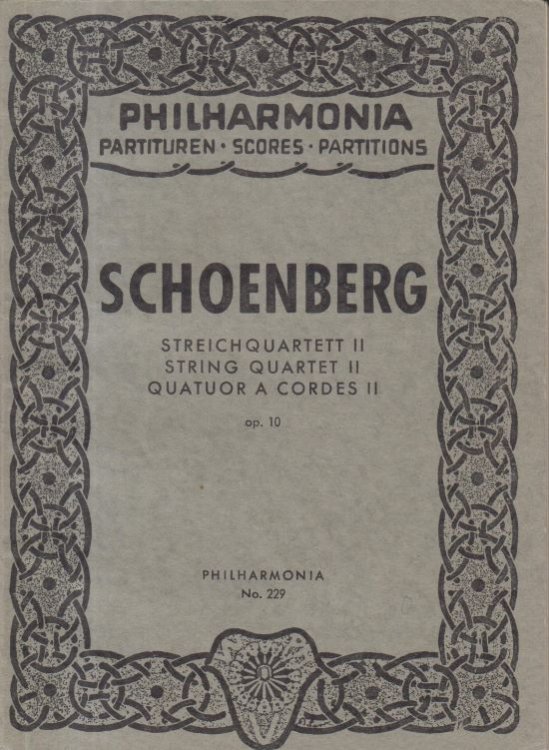 String Quartet No.2, Op.10 - Study Score