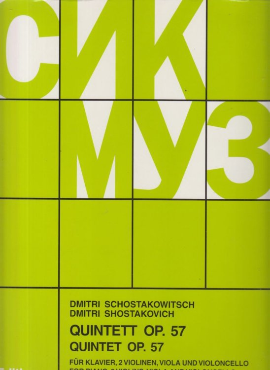 Piano Quintet, Op.57 - Set of Parts