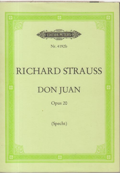 Don Juan, Op.20 - Study Score