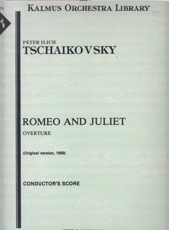 Romeo and Juliet, Overture (Original Version, 1869) - Full Score