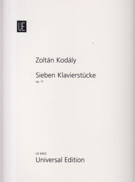Seven Pieces for Piano, Op.11
