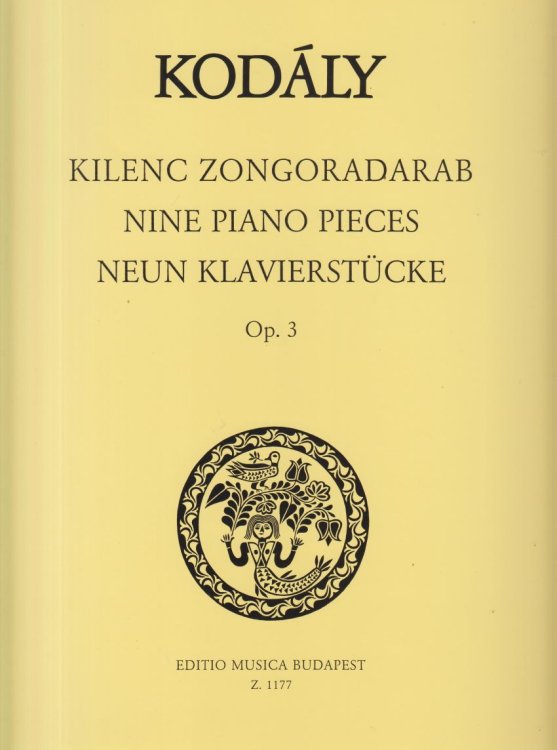 Nine Piano Pieces, Op.3