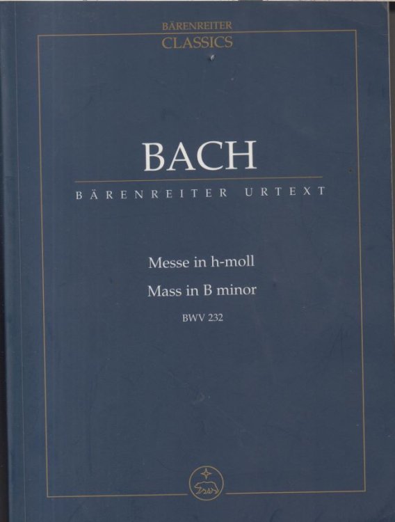 Mass in b minor, BWV 232 - Study Score