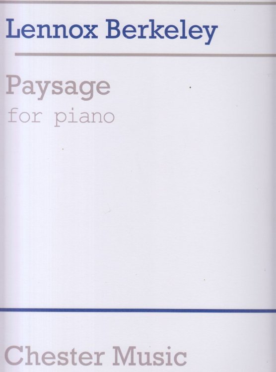 Paysage for Piano