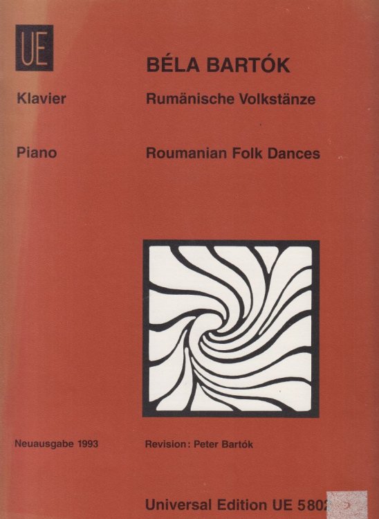 Roumanian Folk Dances for Piano