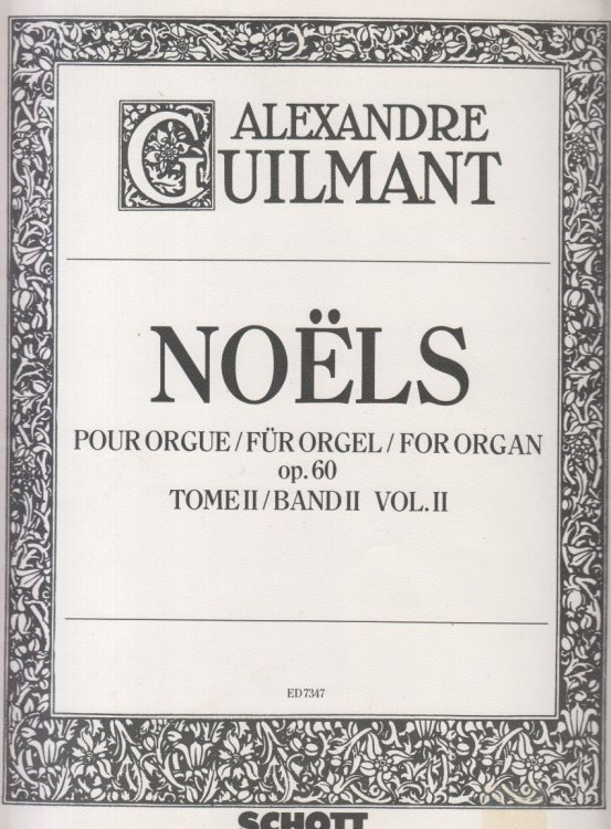 Noels for Organ, Op.60 Volume II