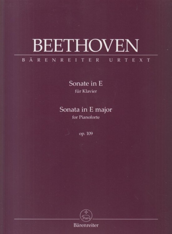 Piano Sonata in E major, Op.109