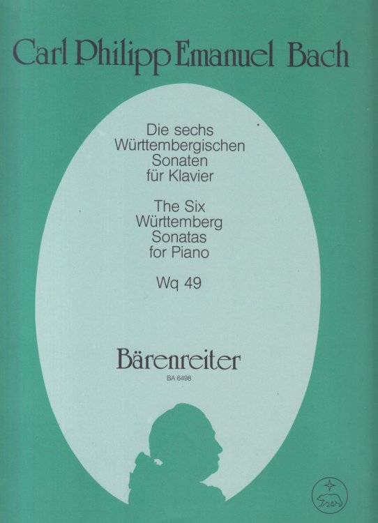 The Six Wurttemberg Sonatas for Piano, Wq 49