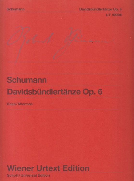 Davidsbundlertanze, Op.6 for Piano