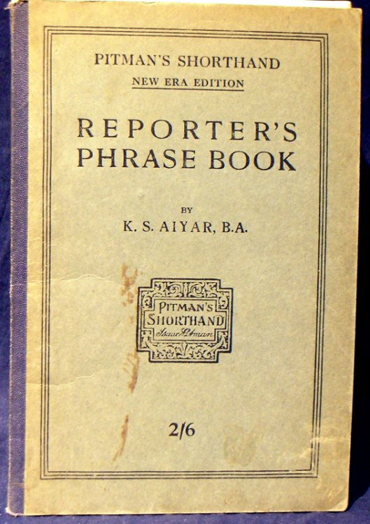 Reporters Phrase Book