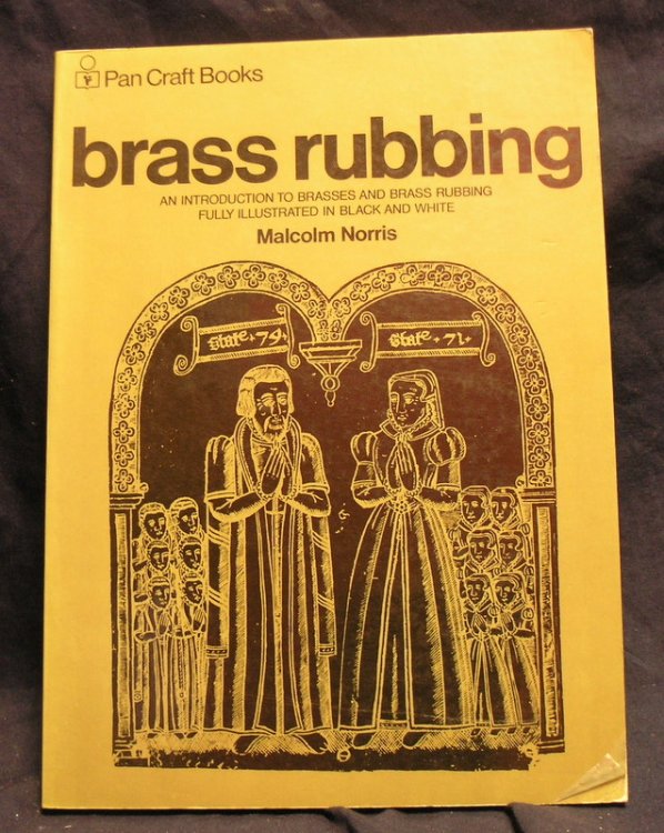 Brass rubbing.