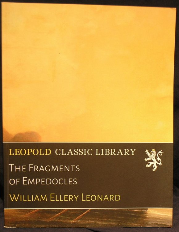 The Fragments of Empedocles