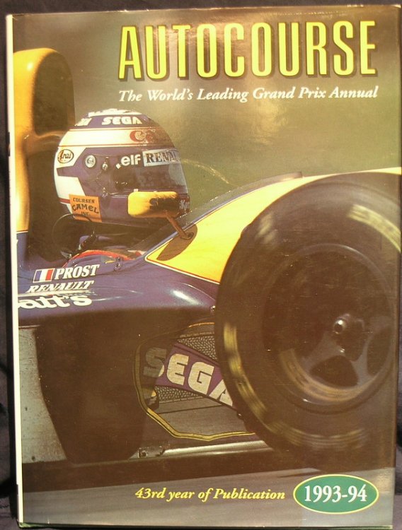 Autocourse 1993-94; 43rd year of Publication