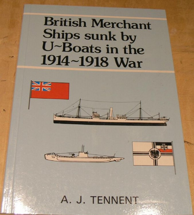 British Merchant Ships Sunk by U-boats in the 1914-18 War