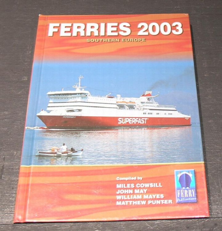 Ferries 2003 ; Southern Europe
