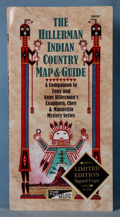 The Hillerman Indian Country Map & Guide, Limited Edition (Signed X3)