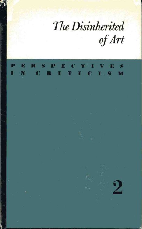 The Disinherited of Art: Writer and Background