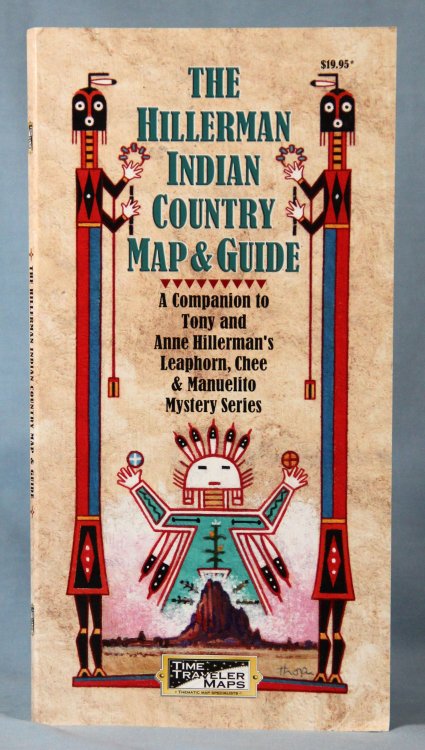 The Hillerman Indian Country Map & Guide (Signed X2)