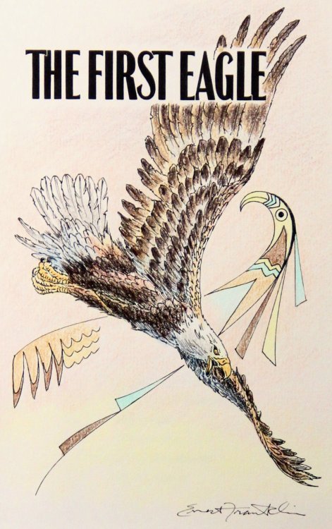 The First Eagle (Signed with original Franklin Art)