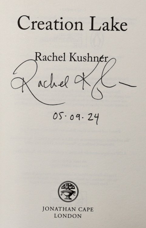 Creation Lake (Signed and Dated on Title Page)