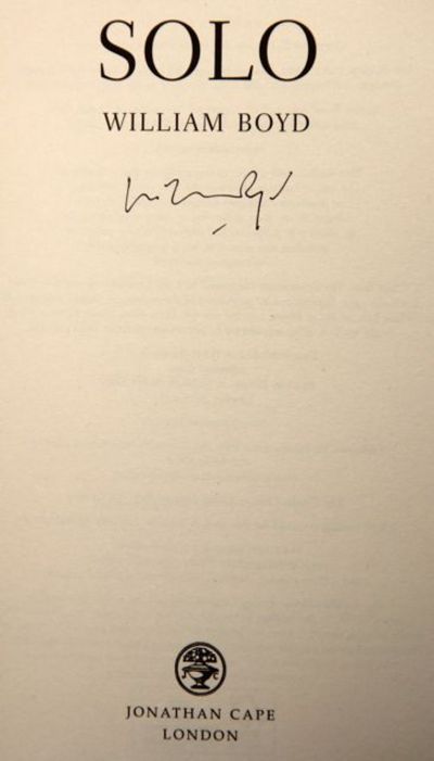 Solo: A James Bond Novel (Signed on Title Page)