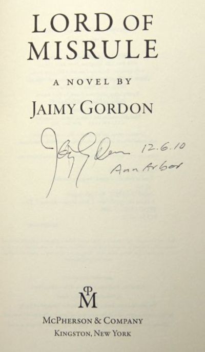 Lord of Misrule (Signed & Dated on Title Page)