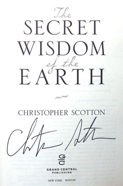 The Secret Wisdom of the Earth (Signed on Title Page)