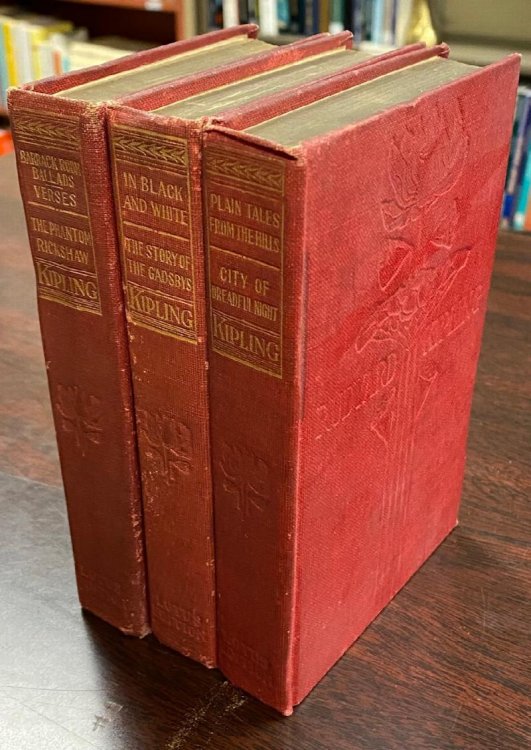 Verses and Stories by Rudyard Kipling: 3 Volume Set (Vol. 1: Departmental Ditties, Ballads and Other Verses & The Phantom Rickshaw / Vol. 2: In Black and White & The Story of the Gadsbys / Vol. 3: Plain Tales from the Hills & City of the Dreadful Night)