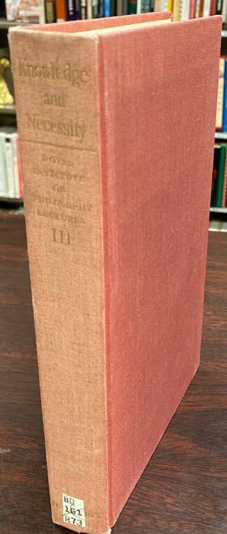 Knowledge and Necessity (Royal Institute of Philosophy Lectures Volume Three, 1968-1969)