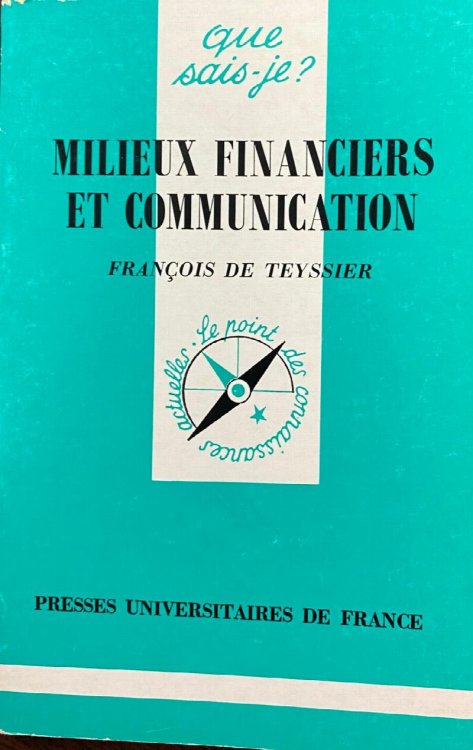 Milieux Financiers Et Communication