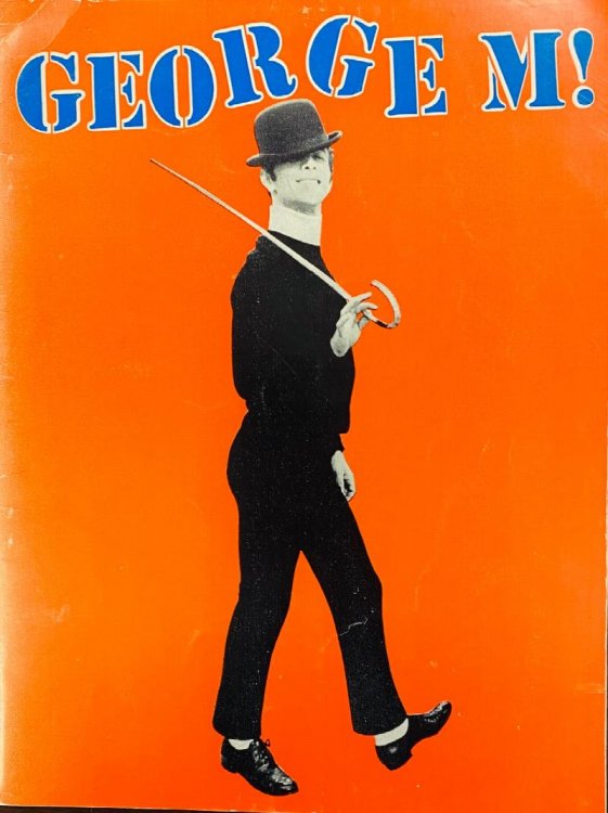 George M! (Souvenir Theater Program, Palace Theatre. Starring: Joel Grey, Joe Layton, Betty Ann Grove, Jerry Dodge, and Sheila Sullivan)