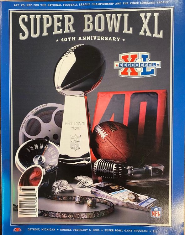 Super Bowl XL Game Program