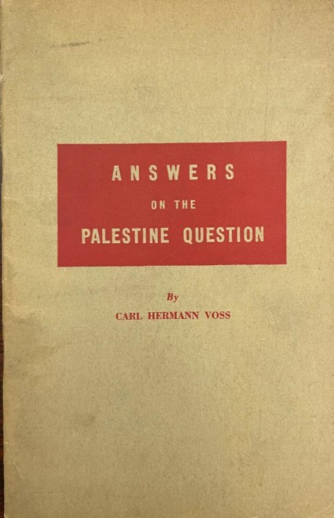 Answers on the Palestine Question