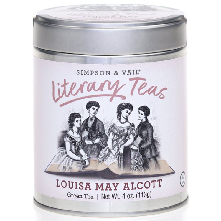 Louisa May Alcott's Green Tea Blend: 4oz Tin